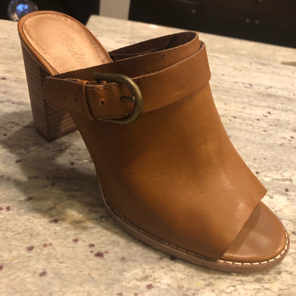 Madewell Slingback Open-Toed Booties (Size 9)